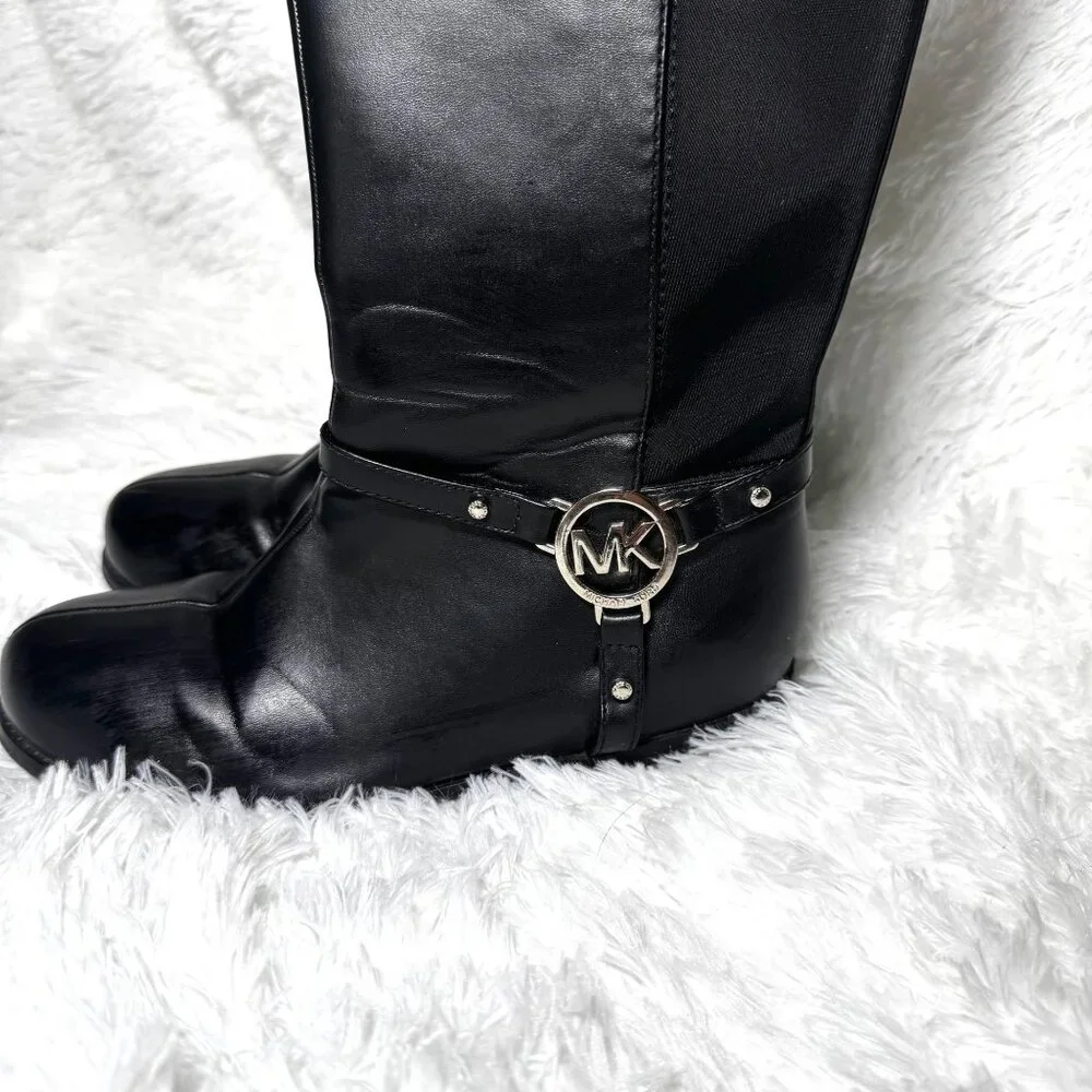 Michael Kors Emma Kaya Boots Sz 5 Black